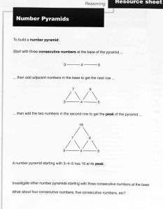 number pyramids